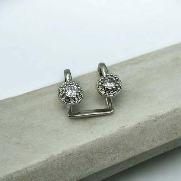 Σκουλαρίκι Μονό-Χελιξ Χωρίς Τρύπα από ανοξείδωτο ατσάλι-SK-1298