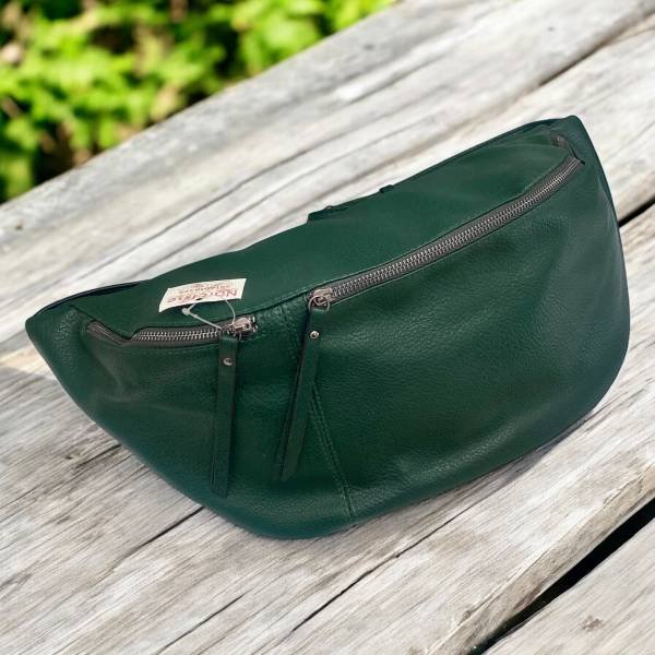 Μεγάλο Γυναικείο Τσαντάκι Μέσης τύπου μπανάνα χρώμα Πράσινο-Λαδί-TS-532