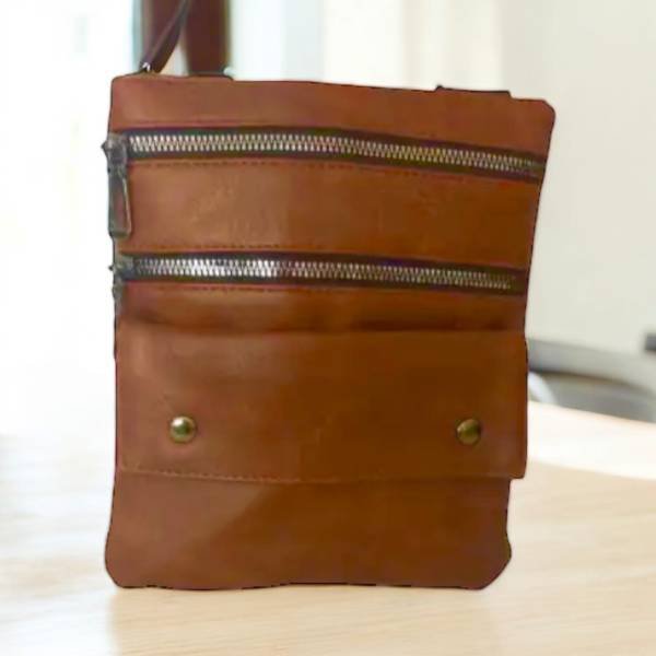 600χ600 (5) Aντρικό τσαντάκι χιαστί χρώμα ταμπά-ANT-119