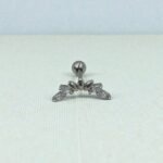 Σκουλαρίκι Tragus -Helix χρώμα ασημί-Χ-115