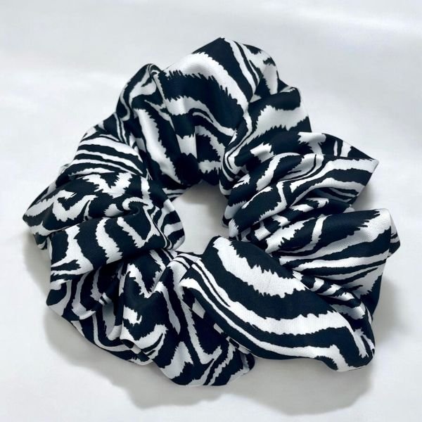 Χειροποίητο Scrunchie Σούρα Μαλλιών animalprint,Large-LM-
