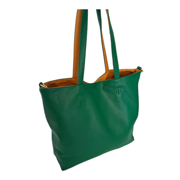 Γυναικεία Τσάντα ώμου μεγάλη χρώμα Πράσινο-TS-