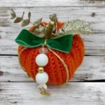 Χειροποίητο γούρι πλεκτό με βελονάκι ¨Κολοκύθα”-GP-1035