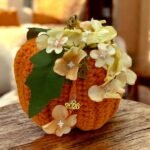 Χειροποίητο γούρι πλεκτό με βελονάκι ¨Κολοκύθα”-GP-1041