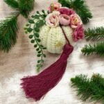 Χειροποίητο γούρι πλεκτό με βελονάκι ¨Κολοκύθα”-GP-1042