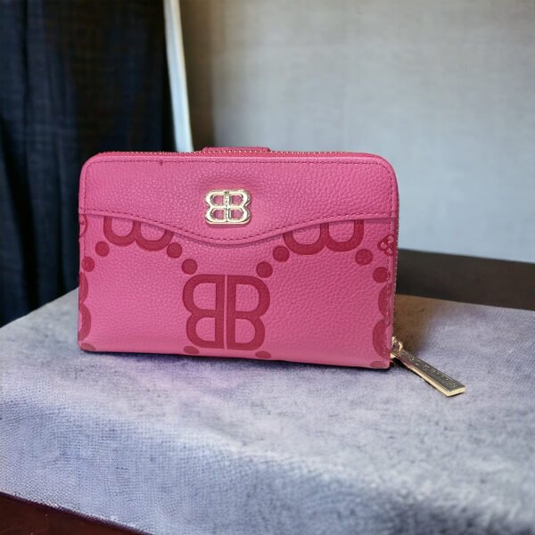 Γυναικείο πορτοφόλι χρώμα Ροζ-P-