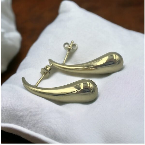 Σκουλαρίκια με από ανοξείδωτο ατσάλι χρώμα χρυσό-SK-