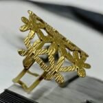 Δαχτυλίδι από ανοξείδωτο ατσάλι χρώμα χρυσό-D-