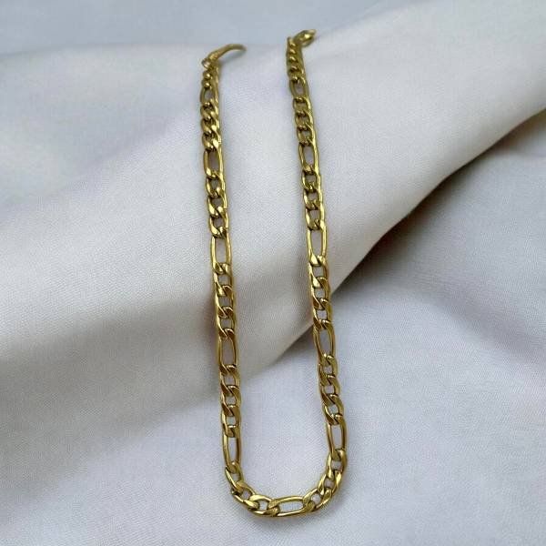 Αλυσίδα ποδιού από ανοξείδωτο ατσάλι χρώμα χρυσό-ALP-126