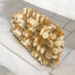 Χειροποίητη τσάντα puffy πλεγμένη με τα δάχτυλα Πολύχρωμη-PL-122-5926 - Image 2