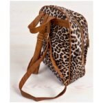 Ευρύχωρο σακίδιο πλάτης animalprint Καφέ χρώμα-TS-1171 - Image 2