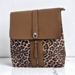 Σακίδιο πλάτης animalprint Πούρου χρώμα-TS-