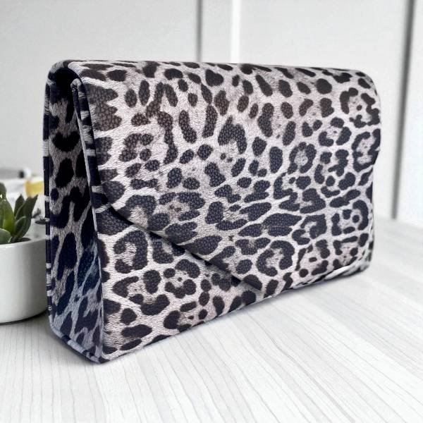 Τσάντα αμπιγιέ τύπου φάκελος animalprint-COL1-TS-