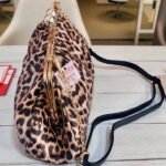 Τσάντα μεγάλη Κλατς animalprint χρυσό-TS-170 - Image 2