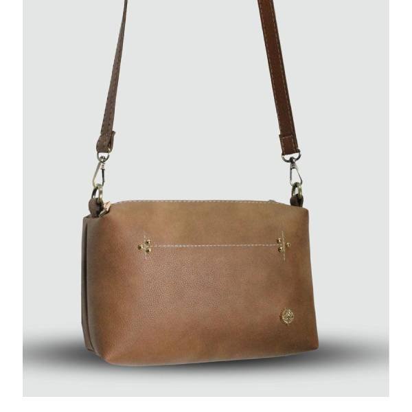 THIROS Tσαντακι χιαστι AMELIA 34-0032A TAN BROWN