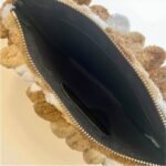 Χειροποίητη πλεκτή τσάντα φάκελος puffy animalprint-PL-123-6398 - Image 2