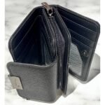 Γυναικείο πορτοφόλι με πολλές θήκες χρώμα Μαύρο-P-1160 - Image 2