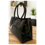 Ευρύχωρη Τσάντα ώμου χρώμα Μαύρο-TS-1181 - Image 2