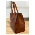 Ευρύχωρη Τσάντα ώμου χρώμα Ταμπά-TS-1181 - Image 2