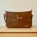 Τσαντάκι ώμου και χιαστί χρώμα Ταμπά-TS-