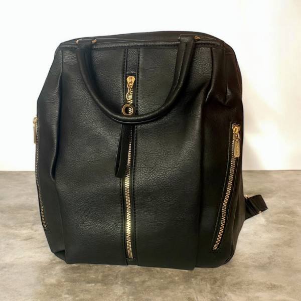 Ευρύχωρο σακίδιο πλάτης Μαύρο χρώμα-TS-