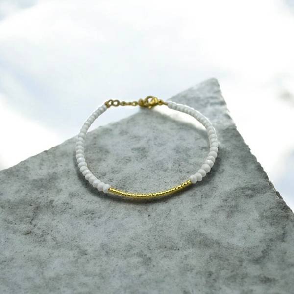 Χειροποίητο Βραχιόλι από ανοξείδωτο ατσάλι με πέτρες αιματίτη-BR-ΠΑΤΡΑ