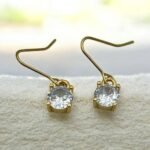 Σκουλαρίκια Σετ 3 ζευγάρια από Ανοξείδωτο ατσάλι με ζιργκον χρώμα χρυσό-SK-761 - Image 4