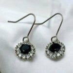 Σκουλαρίκια Σετ 3 ζευγάρια από Ανοξείδωτο ατσάλι με ζιργκον χρώμα ασημί-SK-763 - Image 3