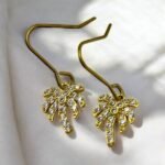 Σκουλαρίκια Σετ 3 ζευγάρια από Ανοξείδωτο ατσάλι με ζιργκον χρώμα χρυσό-SK-766 - Image 4