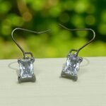 Σκουλαρίκια Σετ 3 ζευγάρια από Ανοξείδωτο ατσάλι με ζιργκον χρώμα ασημί-SK-767 - Image 3