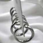 Σκουλαρίκια Σετ 3 ζευγάρια από Ανοξείδωτο ατσάλι,χρώμα ασημί-SK-773 - Image 2