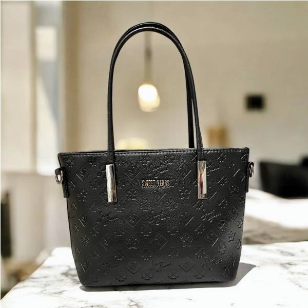 Τσάντα ώμου χρώμα Μαύρο-TS-1209 MEDIUM