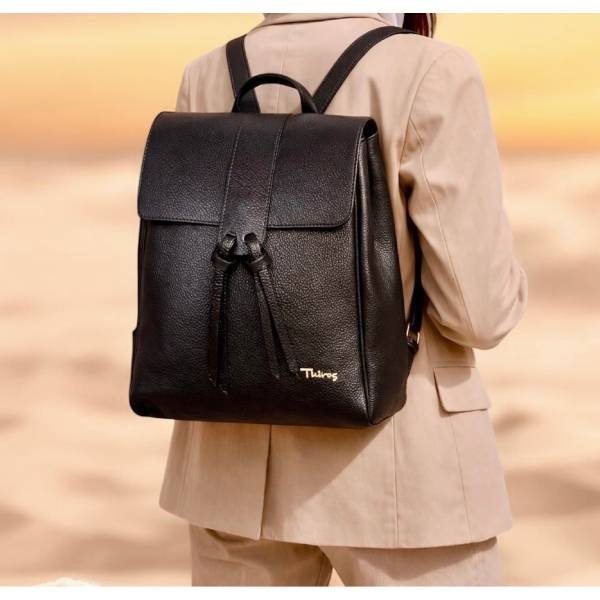THIROS CHLOE PREMIUM ΔΕΡΜΑ Σακίδιο 10-2059 BLACK