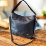 THIROS Τσάντα ώμου CHLOE PREMIUM LEATHER 10-7012Π-BLACK