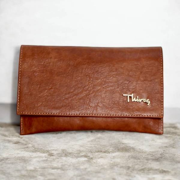 THIROS Βραδινός φάκελος AURORA 28-0685 TAN BROWN