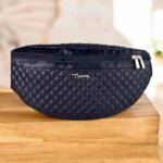 THIROS Large belt bag Καπιτονέ Glam 03-8006-BLACK