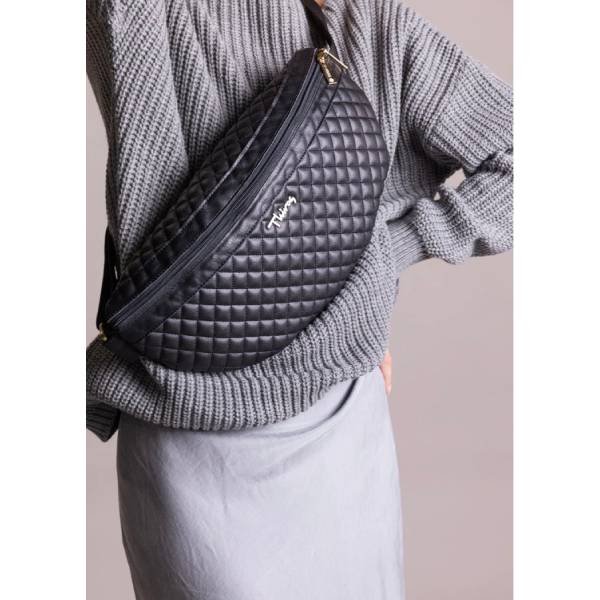 THIROS Large belt bag &Kappa;&alpha;&pi;&iota;&tau;&omicron;&nu;έ Glam 03-8006-BLACK