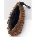 Χειροποίητη πλεκτή τσάντα φάκελος puffy χρώμα Καφέ-PL-132-493 - Image 2