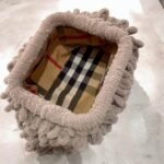 Χειροποίητη πλεκτή τσάντα Puffy χρώμα Πούρου ανοιχτό-PL-116-268 - Image 2