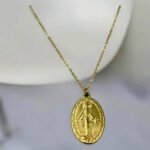 Ατσάλινο Κολιέ Κωνσταντινάτο χρώμα χρυσό-K-