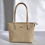 Ευρύχωρη Τσάντα ώμου χρώμα Μπεζ ταμπά-TS-1209 LARGE