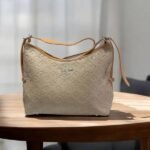 Τσάντα ώμου και χιστί χρώμα Μπεζ σκούρο-TS-1237