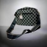 Τσάντα χιαστί με σχέδιο χρώμα Μαύρο-TS-1238 - Image 2