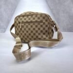 Τσάντα χιαστί με σχέδιο χρώμα Μπεζ-TS-1238 - Image 2