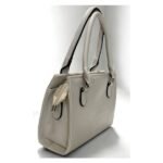 Τσάντα χειρός και χιαστί χρώμα Εκρού-TS-1239 - Image 2