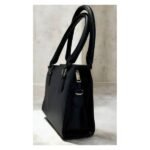 Τσάντα χειρός και χιαστί χρώμα Μαύρο-TS-1239 - Image 2