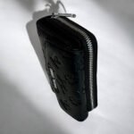 Γυναικείο πορτοφόλι δίχωρο χρώμα Μαύρο-P-1173 - Image 2