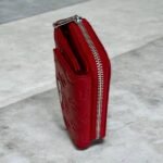 Γυναικείο πορτοφόλι δίχωρο χρώμα Κόκκινο-P-1173 - Image 2