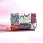 Γυναικείο πορτοφόλι δίχωρο με αδιάβροχο ύφασμα-P-1174 - Image 3