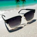 Unisex Γυαλιά Ηλίου Μαύρο με γκρι φακό με χρυσό MAXAIR GL22140